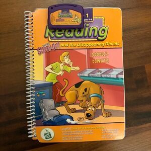 LeapFrog Leap 1 Scooby Doo and the Disappearing Donuts Reading Book Cartridge